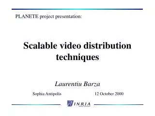 Scalable video distribution techniques