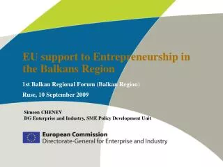 EU support to Entrepreneurship in the Balkans Region