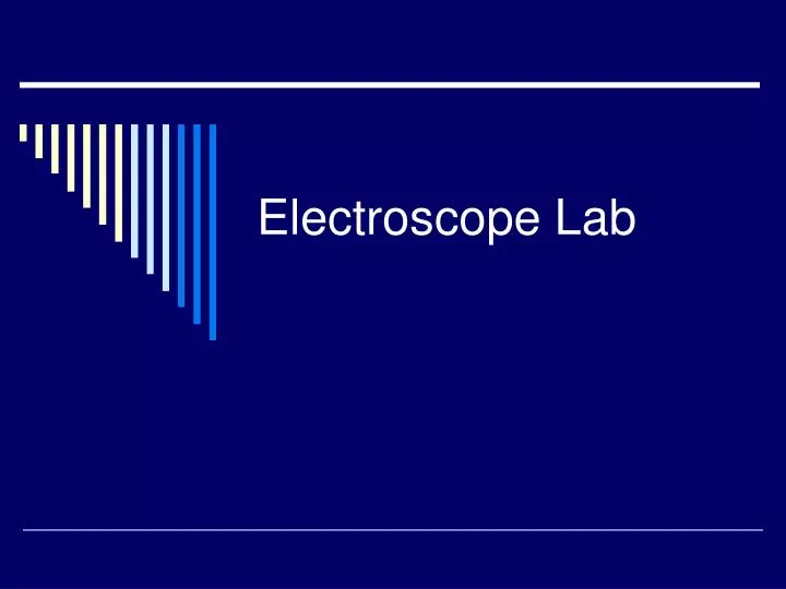 electroscope lab