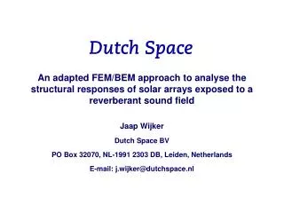 An adapted FEM/BEM approach to analyse the structural responses of solar arrays exposed to a reverberant sound field