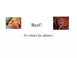 Beef!