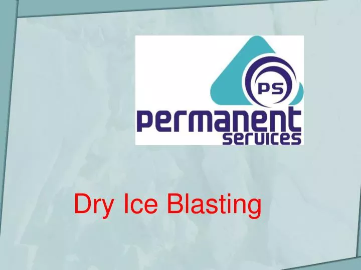 dry ice blasting