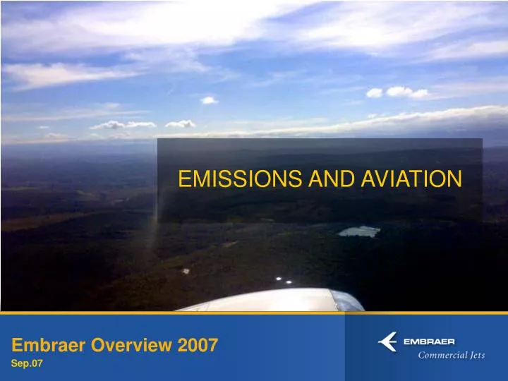 embraer overview 2007