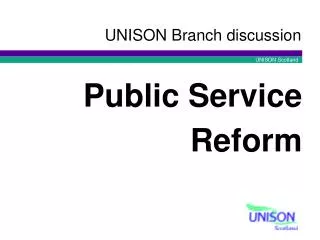 UNISON Branch discussion