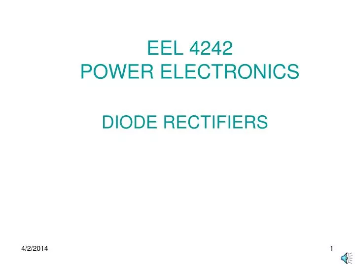 eel 4242 power electronics