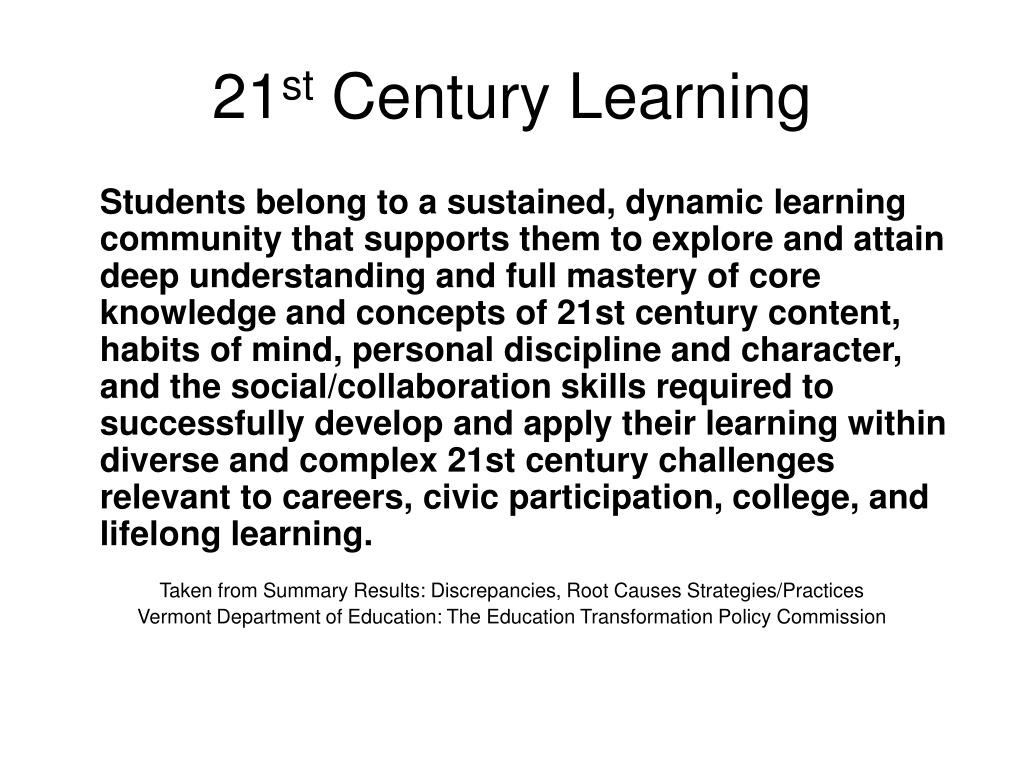 PPT - 21 st Century Learning PowerPoint Presentation, free download ...