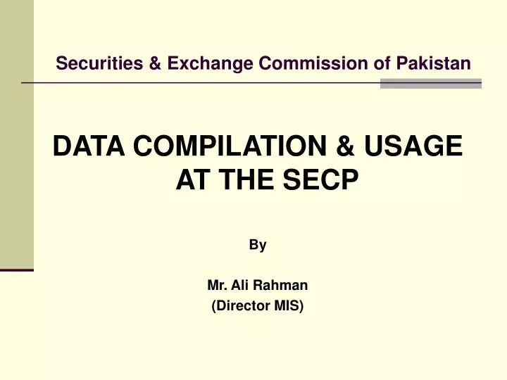 securities exchange commission of pakistan