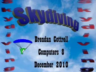 Brendan Cottrell Computers 8 December 2010