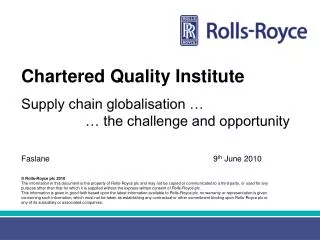 Chartered Quality Institute
