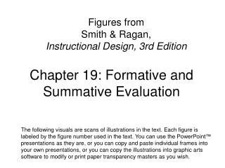 Chapter 19: Formative and Summative Evaluation