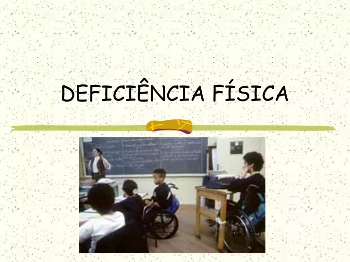 defici ncia f sica