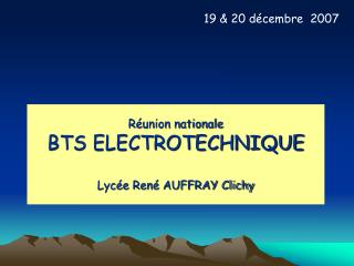 r union nationale bts electrotechnique lyc e ren auffray clichy