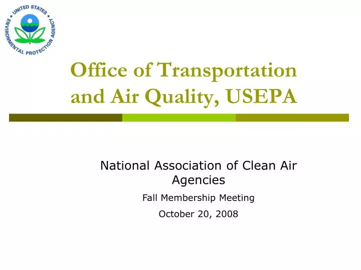 office of transportation and air quality usepa