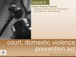 court, domestic violence prevention act