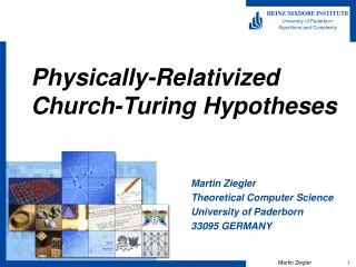 Physically-Relativized Church-Turing Hypotheses