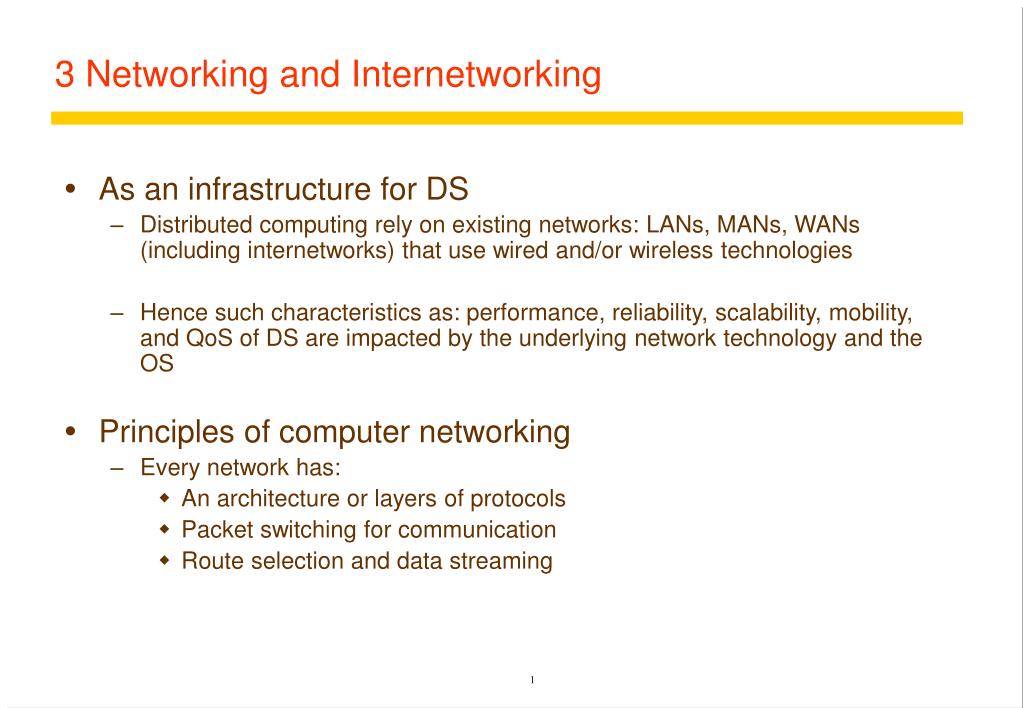 PPT - 3 Networking and Internetworking PowerPoint Presentation, free ...