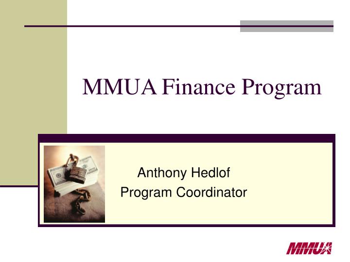 mmua finance program
