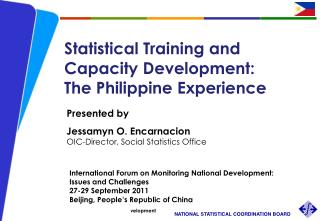 Statistical Training and Capacity Development: The Philippine Experience