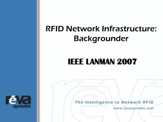 RFID Network Infrastructure: Backgrounder