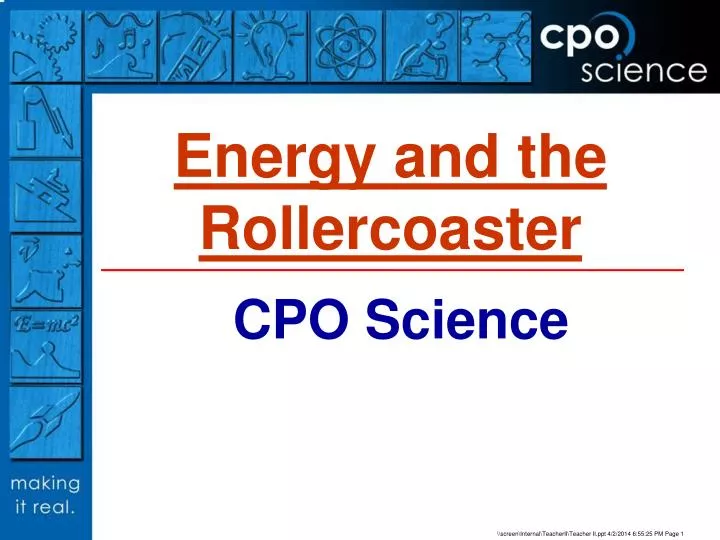 energy and the rollercoaster