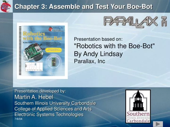 chapter 3 assemble and test your boe bot