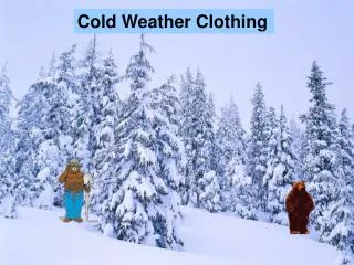 Cold Weather Clothing