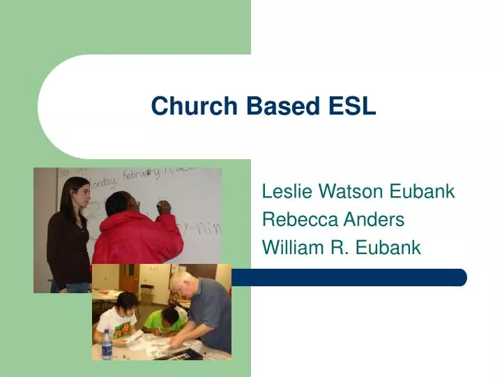 church based esl