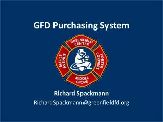 GFD Purchasing System