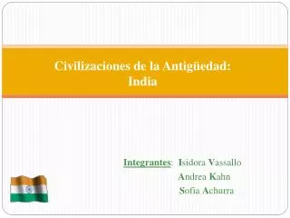 Civilizaciones de la Antigüedad: India