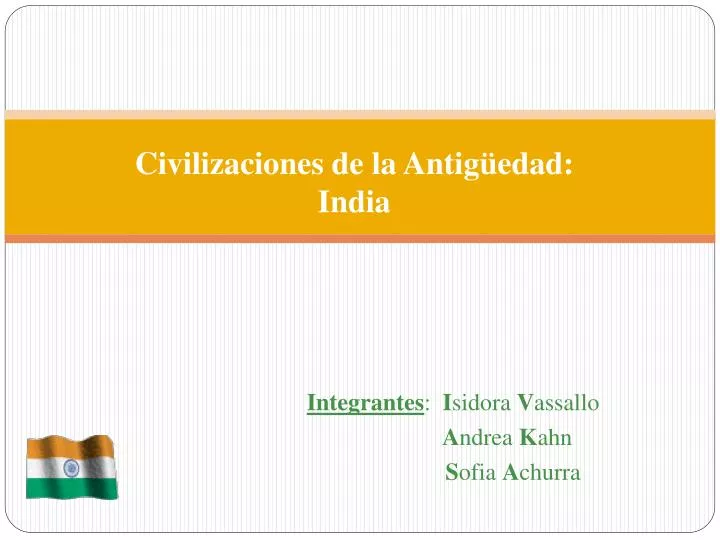 civilizaciones de la antig edad india