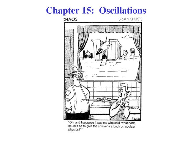 chapter 15 oscillations