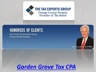 Garden Grove Tax CPA