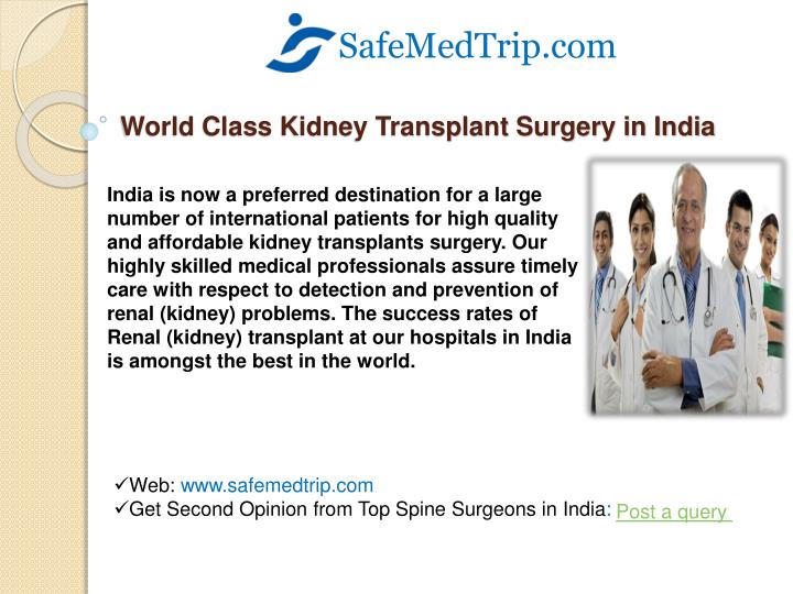 world class kidney transplant surgery in india