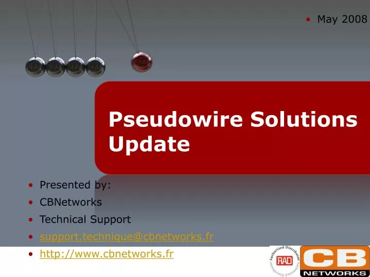 pseudowire solutions update