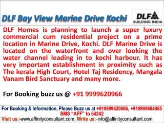 Dlf Homes Bayview @09999684166 Marine Drive Apartments Kochi