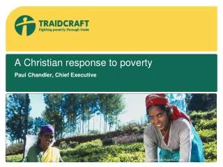 A Christian response to poverty