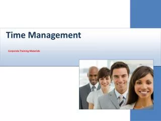 Time Management Corporate Training Materials