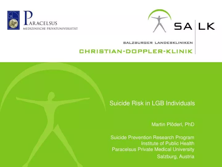 suicide risk in lgb individuals