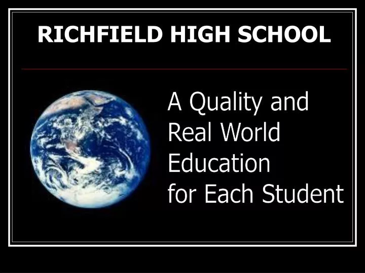 richfield high school