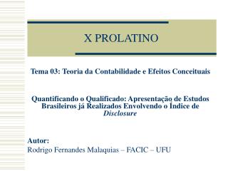 X PROLATINO