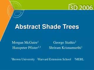 Abstract Shade Trees