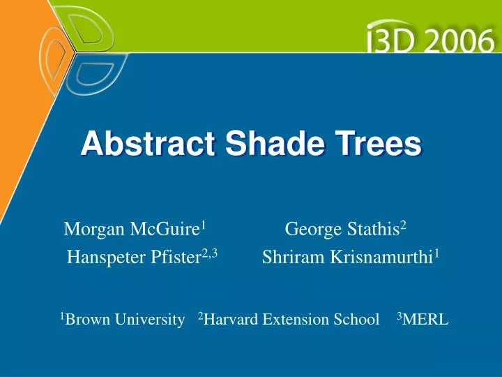 abstract shade trees