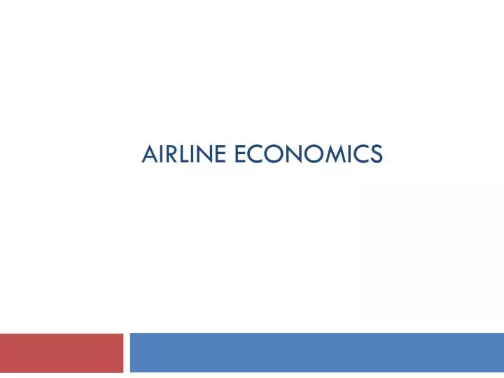 airline economics