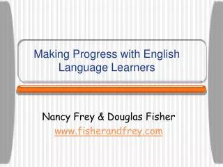 Making Progress with English Language Learners