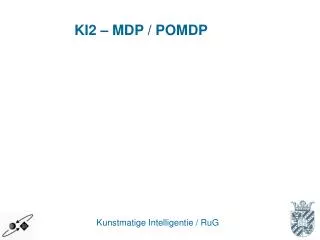 KI2 – MDP / POMDP