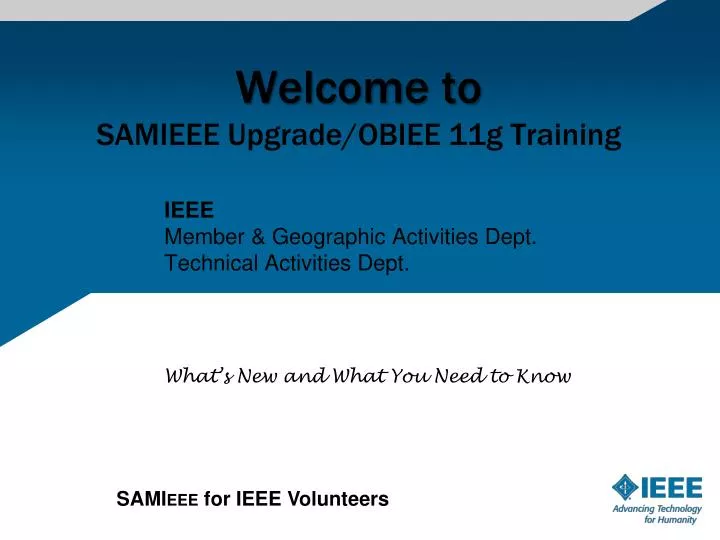 welcome to samieee upgrade obiee 11g training