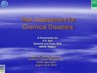 Risk Assessment for Chemical Disasters