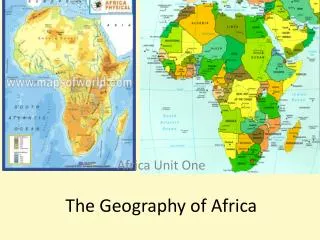 The Geography of Africa