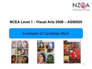 NCEA Level 1 - Visual Arts 2008 – AS90020