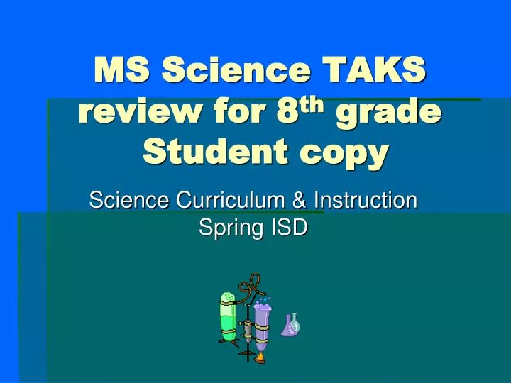 ms science taks review for 8 th grade student copy